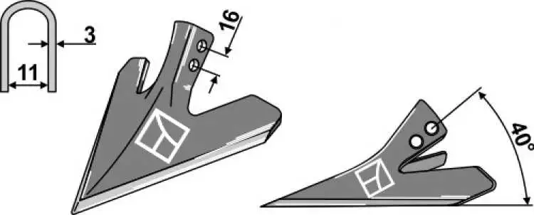 Hackschar - 140mm