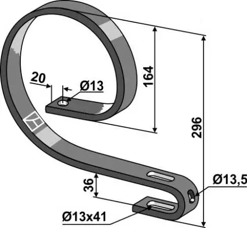 Oberfeder 40x12