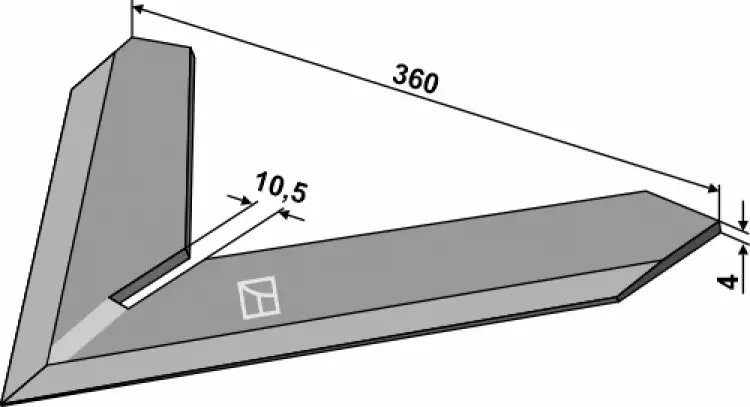 Hackschar 360mm