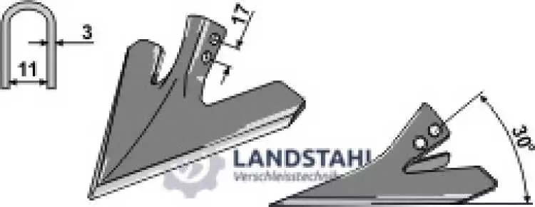 Hackschar - 180mm