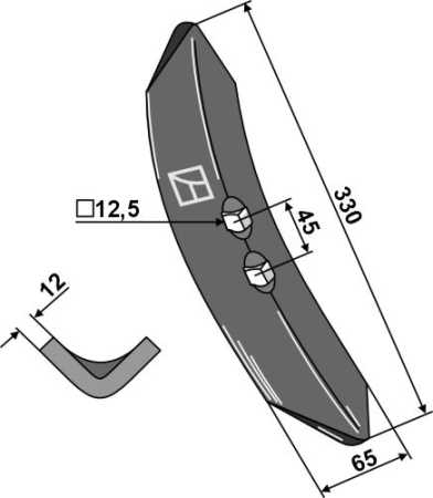 Schar 330mm - M12