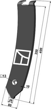 Mittelleitblech - Delta Flex