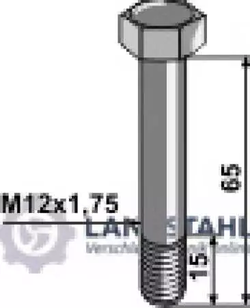 Abscherschraube M12 ohne Mutter
