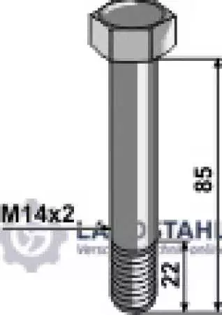 Abscherschraube M14 ohne Mutter