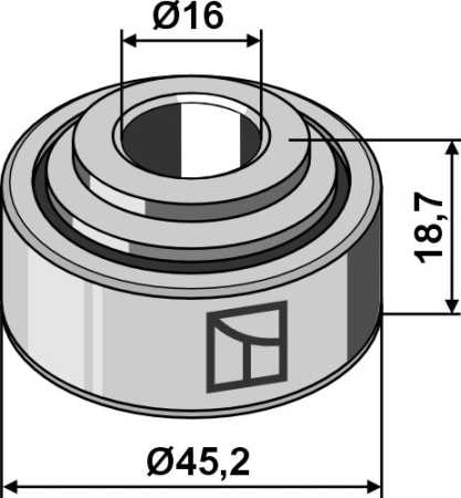 Wälzlager XG204PY3