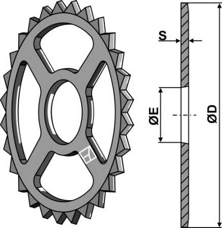 Landstahl - Verschleisstechnik - Sternring - Ø470mm