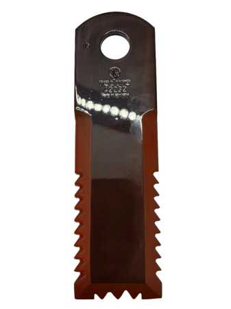 20 Stück Schlegelmesser, 173x50x4,0/18,1, gerade, dreiseitig, gezahnt