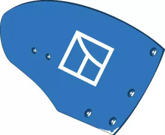Streichblech-Hinterteil UNK340R - rechts