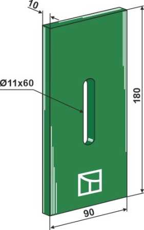Greenflex Kunststoff-Abstreifer für Abstreifer