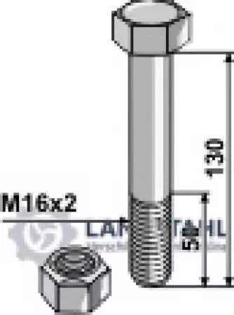 Schraube - M16 x 2 - 10.9