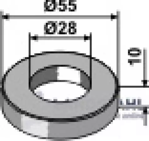 Scheibe D55x10xD28