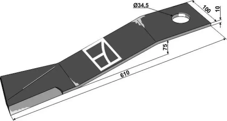 Messer 610mm