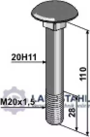 Schraube M20x1,5