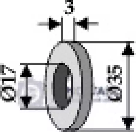 Scheibe D35x3xD17