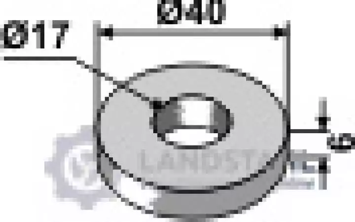Scheibe D40x6xD17