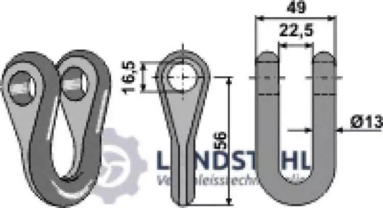 Schäkel – D16,5