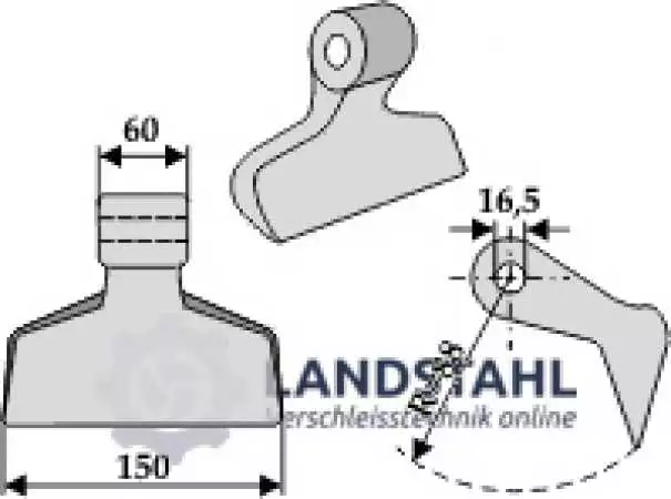 Hammerschlegel 150x60mm