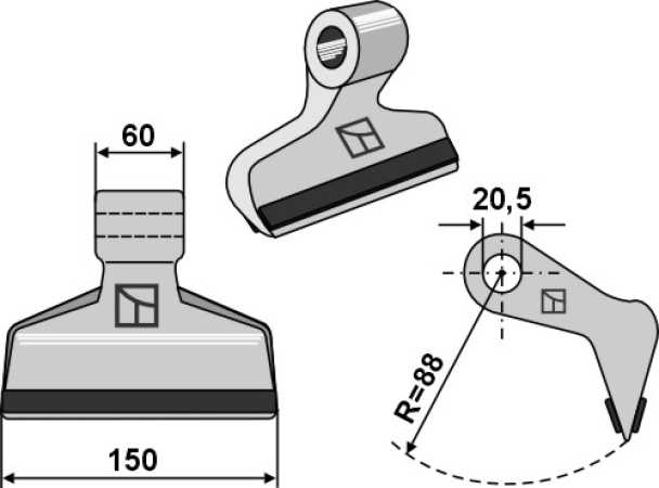 Hammerschlegel 150x60mm - PTA