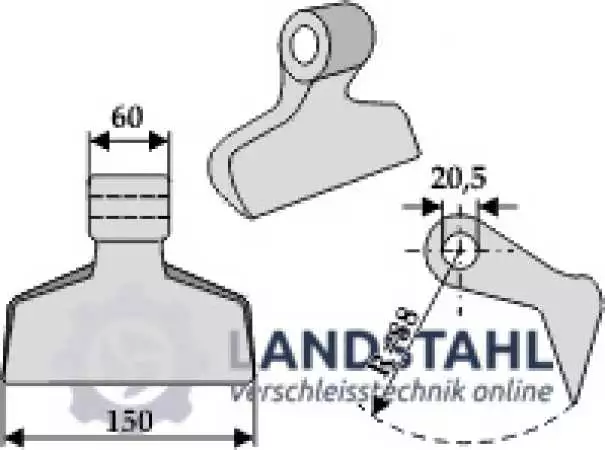 Hammerschlegel 150x60mm