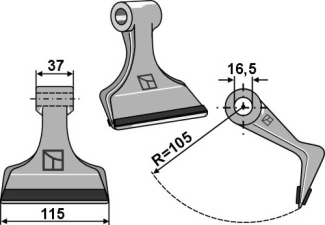 Hammerschlegel 115x37mm - PTA