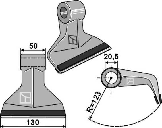 Hammerschlegel 130x50mm - PTA