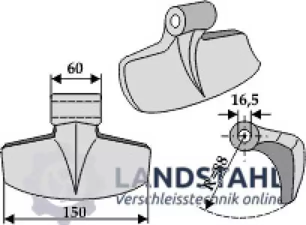 Hammerschlegel 150x60mm
