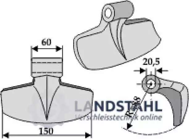 Hammerschlegel 150x60mm