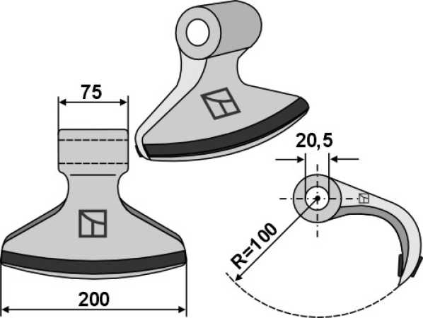 Hammerschlegel 200x75mm - PTA