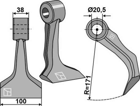 Hammerschlegel 110x38mm