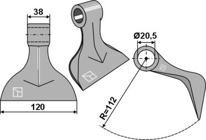 Hammerschlegel 120x38mm
