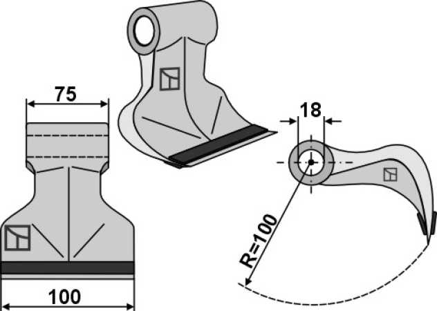 Hammerschlegel 100x75mm - PTA