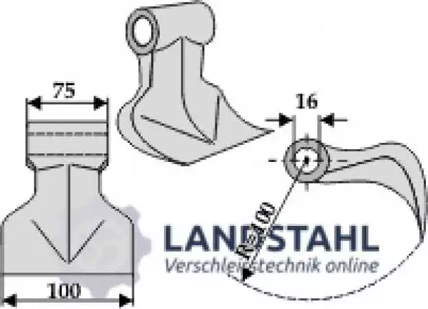 Hammerschlegel 100x75mm