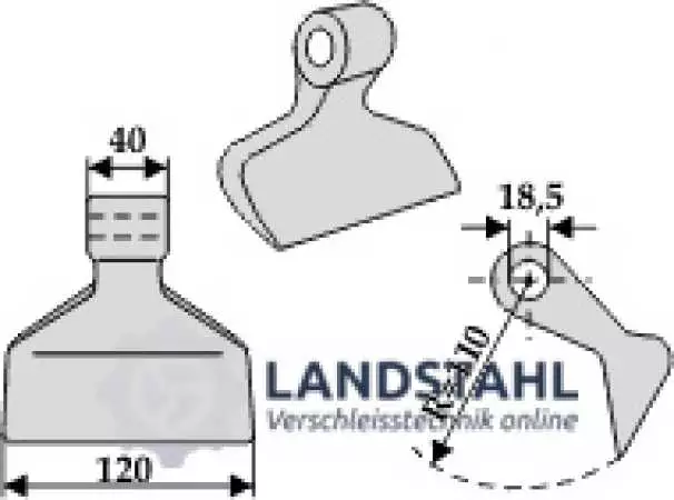 Hammerschlegel 120x40mm