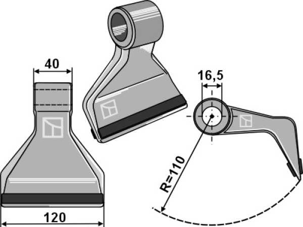 Hammerschlegel 120x40mm - PTA