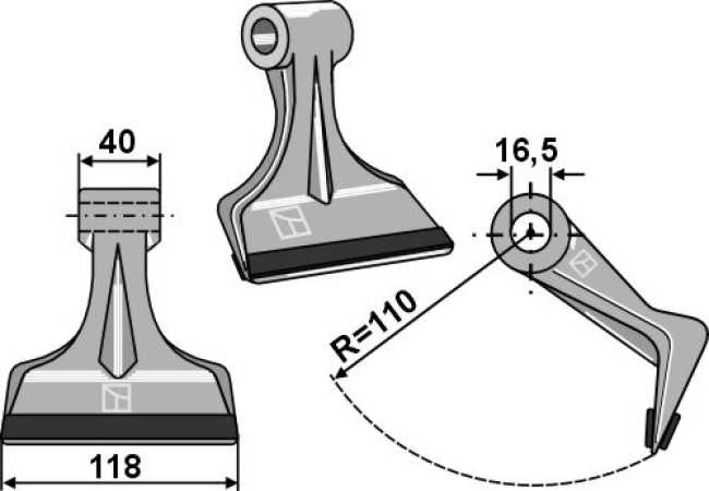 Hammerschlegel 118x40mm - PTA