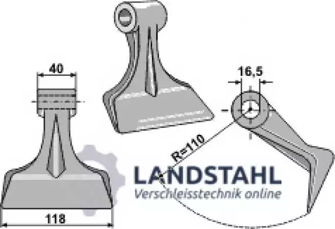 Hammerschlegel 118x40mm