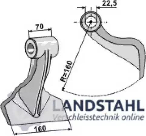 Hammerschlegel 160x70mm