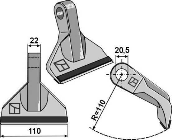 Hammerschlegel 110x22mm - PTA
