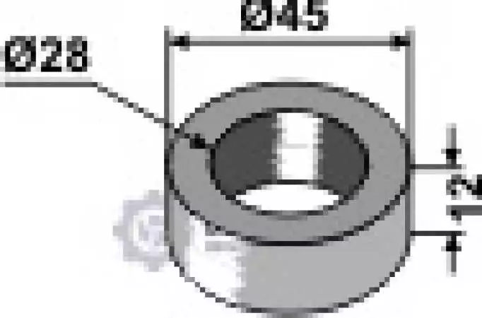 Scheibe D45x12xD28