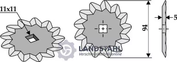 Futtermischwagenmesser
