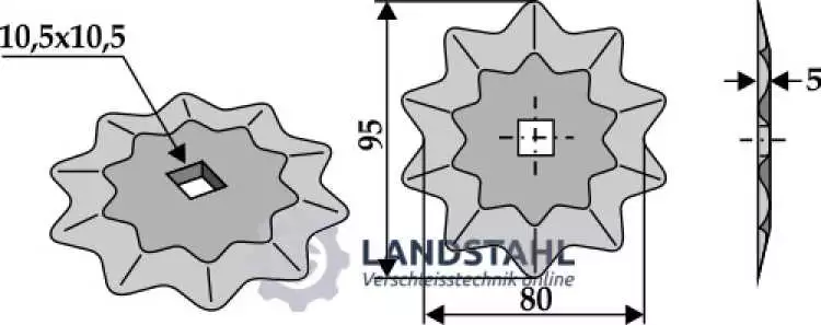 Futtermischwagenmesser