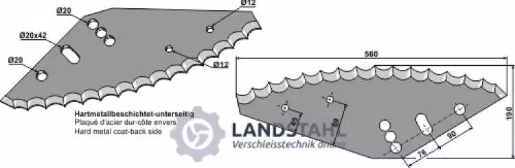 Futtermischwagenmesser