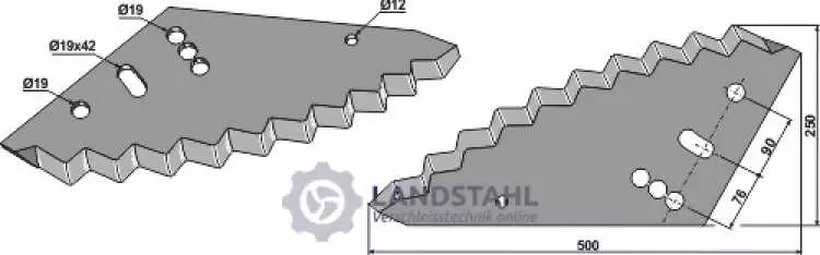 Futtermischwagenmesser