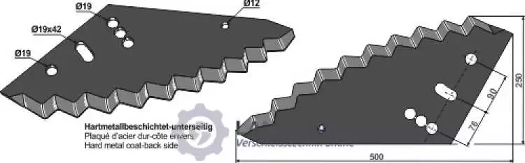 Futtermischwagenmesser