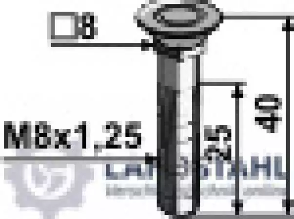 Schraube M8x1,25 - 10.9