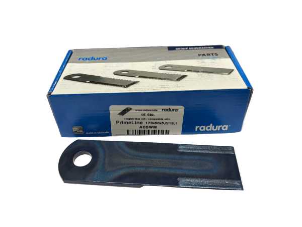 15 Stück Schlegelmesser, Prime Line, beschichtet , 173x50x5/18,1