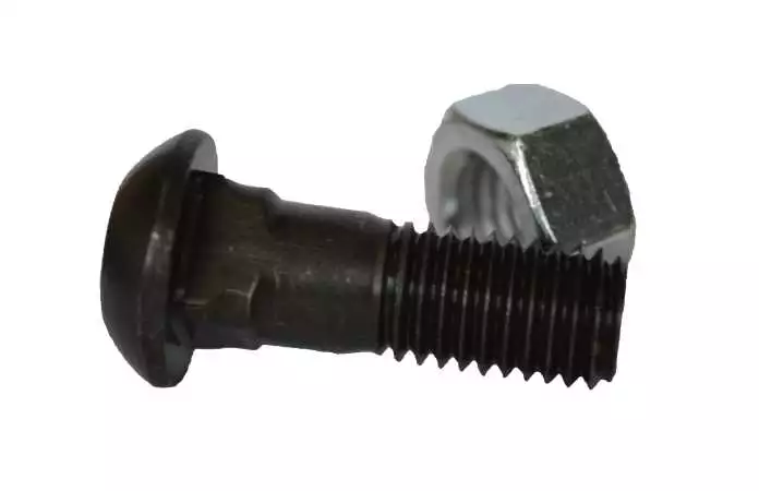 M12x35 Flachrundkopfschraube inkl. Sechskantmutter