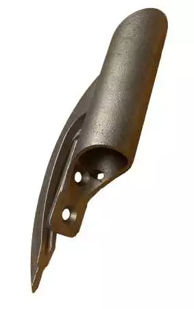 Schlitzschuh fuer Fliegl Guelleinjektor seitenansicht