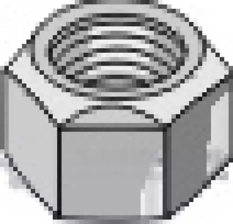 Ganzmetallmutter mit Klemmteil M14 - DIN980 verz. 10.9
