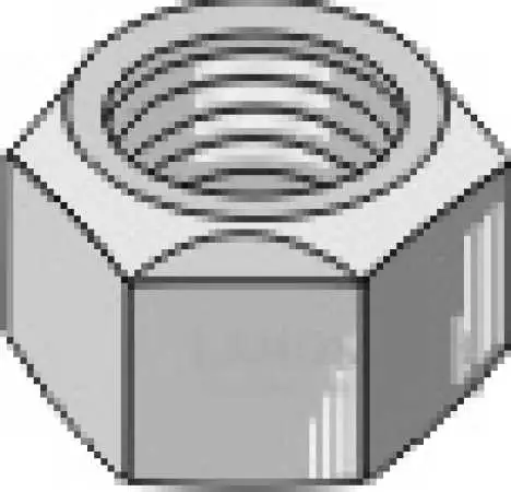 Ganzmetallmutter mit Klemmteil M20 - DIN980 verz. 10.9